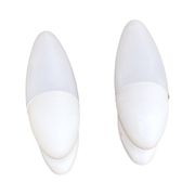 Pair of wall lamps, Elektrosvit Nové Zámky, Czechoslovakia, 1950s.