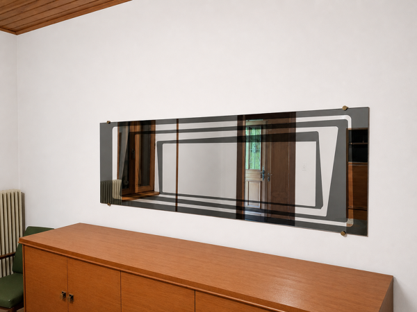 Miroir par Jacques Hitier pour Marly Frères, années 60