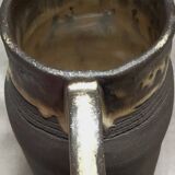 Enameled stoneware pitcher