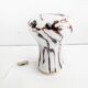 Marble effect table lamp by Ivan Jakeš for Sklarny Rapotin 1960s