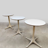 Early edition vintage design swag leg side tables George Nelson Herman Miller