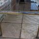 Table de salon en chrome, laiton et verre