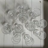 11 vintage stemware