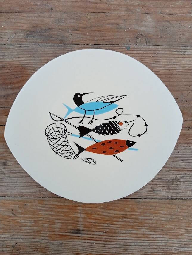 6 fish plates Salins