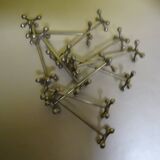 Set of 10 knife holders 70s