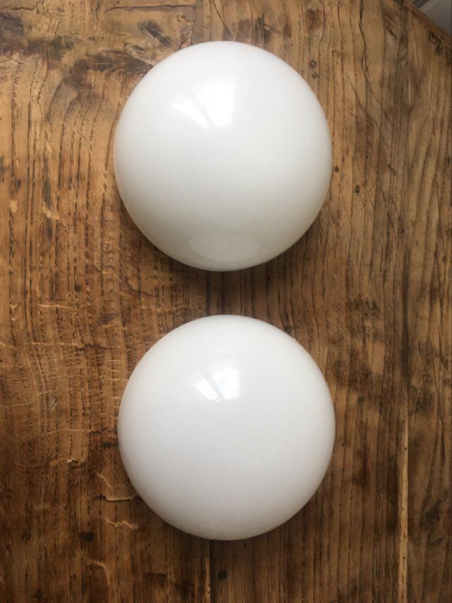 Pair of vintage ceiling lamps