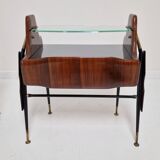 Ico Parisi Style Bedside Tables or Nightstands, Italy 1950's