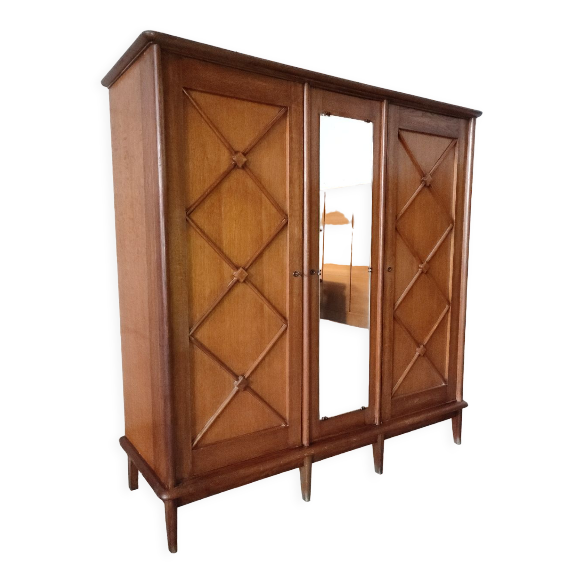 Armoire en chêne vintage