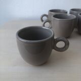 Tasses à café grises