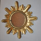 Golden sun mirror made in Italy 70