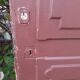 Old exterior entrance door solid H225xW86cm solid wood