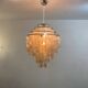 Grand lustre en nacre style Verner Panton années 60