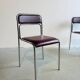 Chaise vintage bauhaus en chrome 90