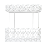 Étagère en métal blanc