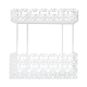 White metal shelf