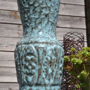 Large Vallauris vase "sea foam" H 41.5 cm