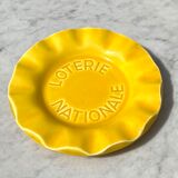 Empty cup ceramic pocket St Clément yellow National Lottery vintage 60s