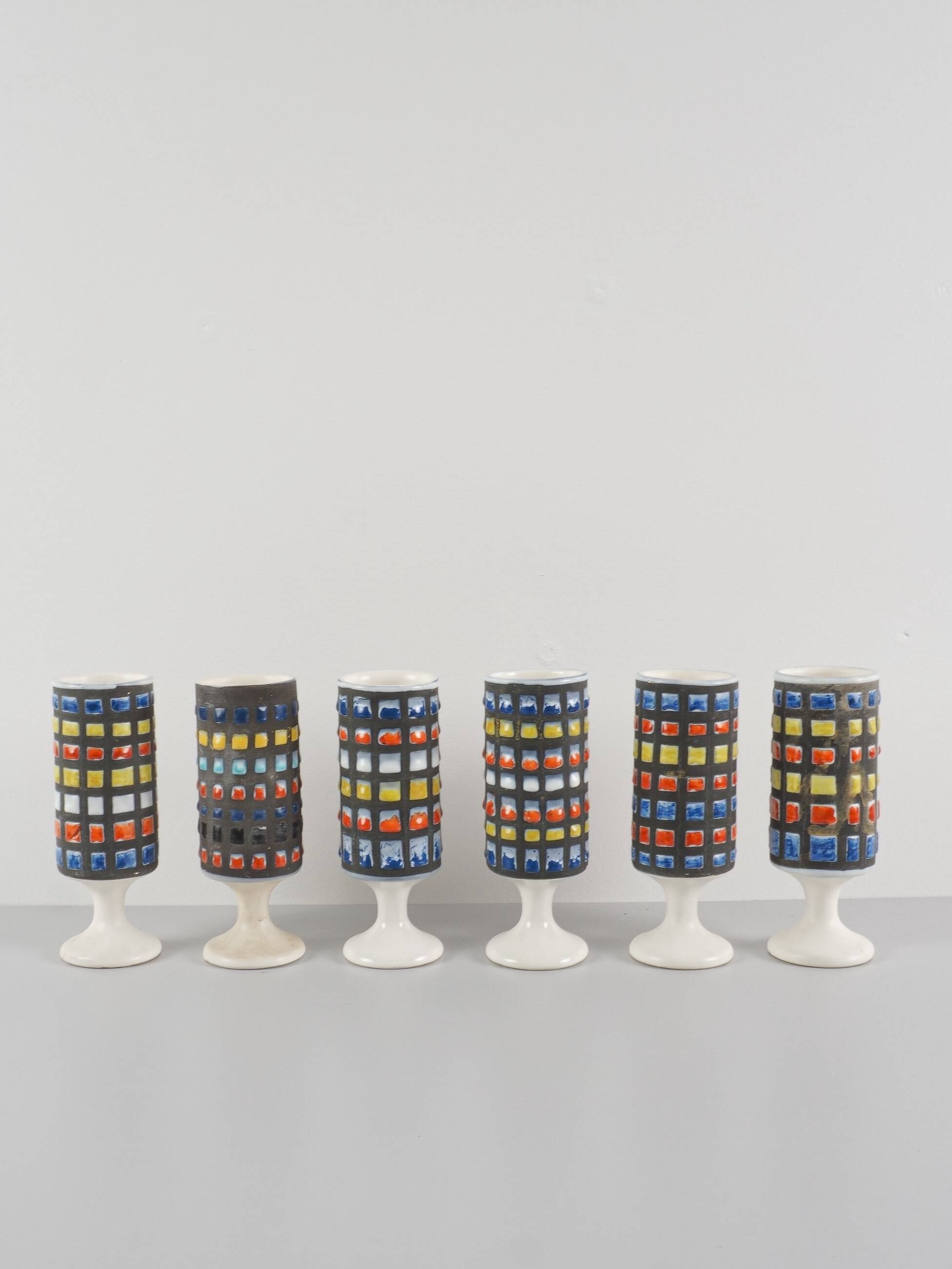 Roger CAPRON - Ceramic orangeade service