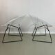 Two Diamond chairs by Harry Bertoia for Knoll mid-century 1970s.