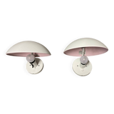Pair of modular “Louis Poulsen Design” wall lights.