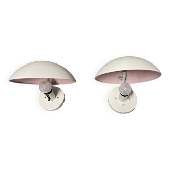 Pair of modular “Louis Poulsen Design” wall lights.