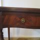 Table d’appoint extensible -Bureau-Années 80-Louis XV-teinte acajou