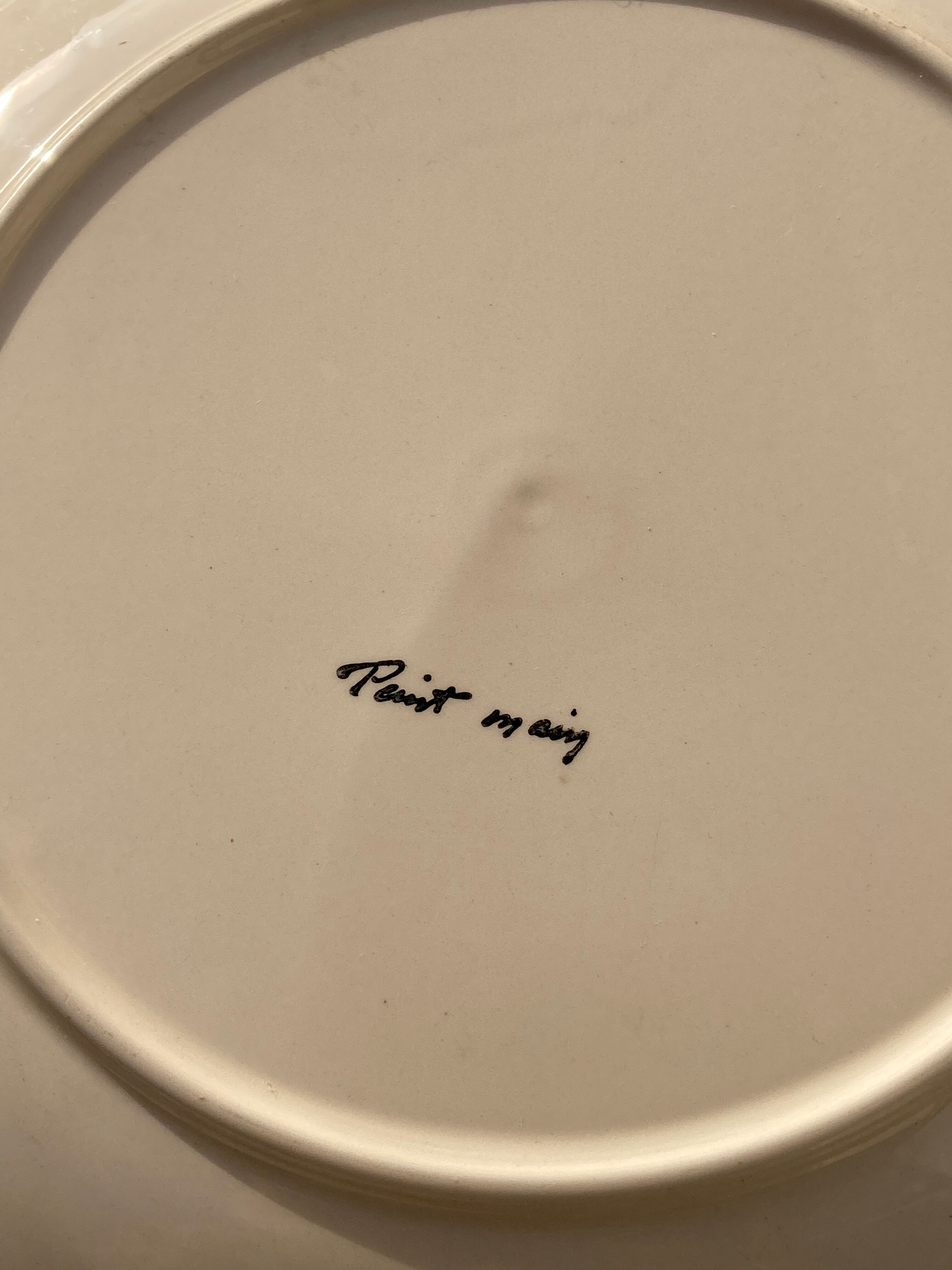 Quimper de Bretagne decorative plates with vintage characters