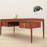 Bureau en teck, design danois, années 1970, designer : Finn Juhl, fabricant : France