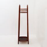 Curved wooden pedestal base - plant stand attributed to Jacob & Josef Kohn, 1890s