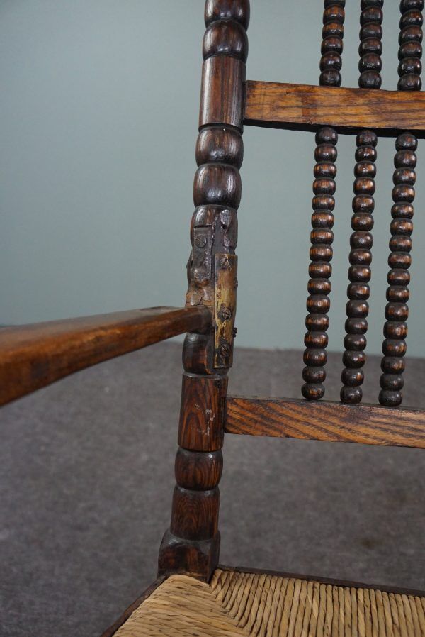 Rocking chair Antique Arts and Crafts Bobbin, English, 19th century