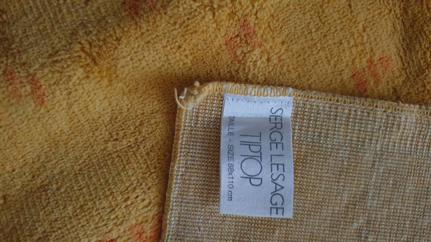 Cotton rug from the French house Serge Lesage