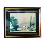 Tableau métallisé