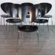Set 6 chairs Stua by Jesus Gasca, modernism Spanish 2000s
