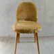 1960s golden furry chair