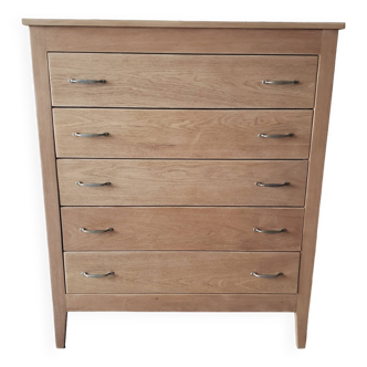 XXL oak chest of drawers