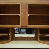 Ancien buffet deux corps formica des années 50/60