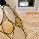Beige mother-of-pearl "Petals" pendant