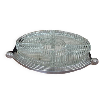 Art Deco aperitif tray / old hors d'oeuvre server