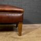 Ensemble de fauteuils en peau de mouton hollandais avec repose-pied