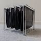 Magazine rack from the 70s/80s by Gérard Rignault for Group SA