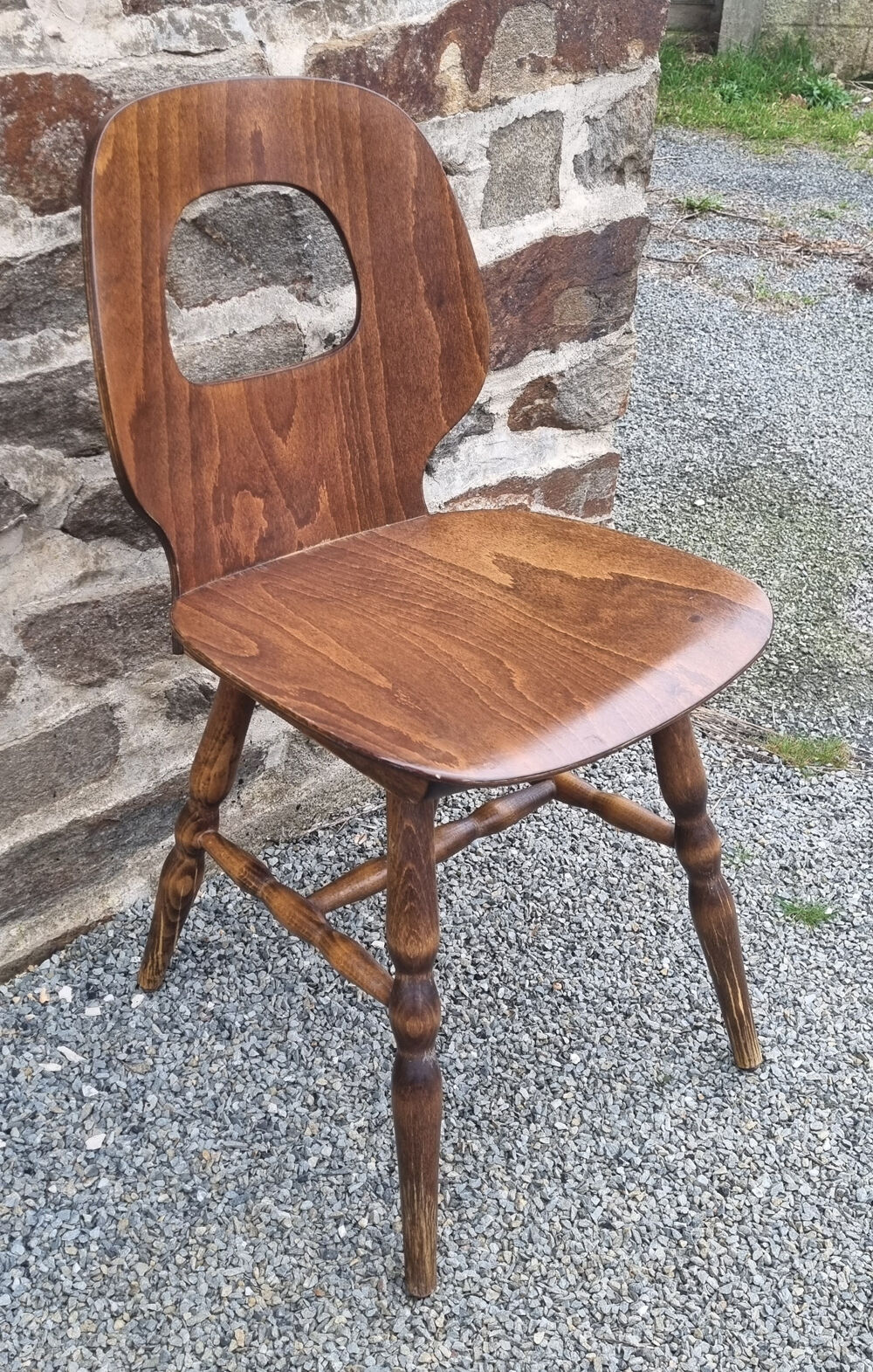 5 Baumann chairs, Scandinavian spirit, vintage 60s