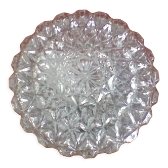Plafonnier en verre, vintage