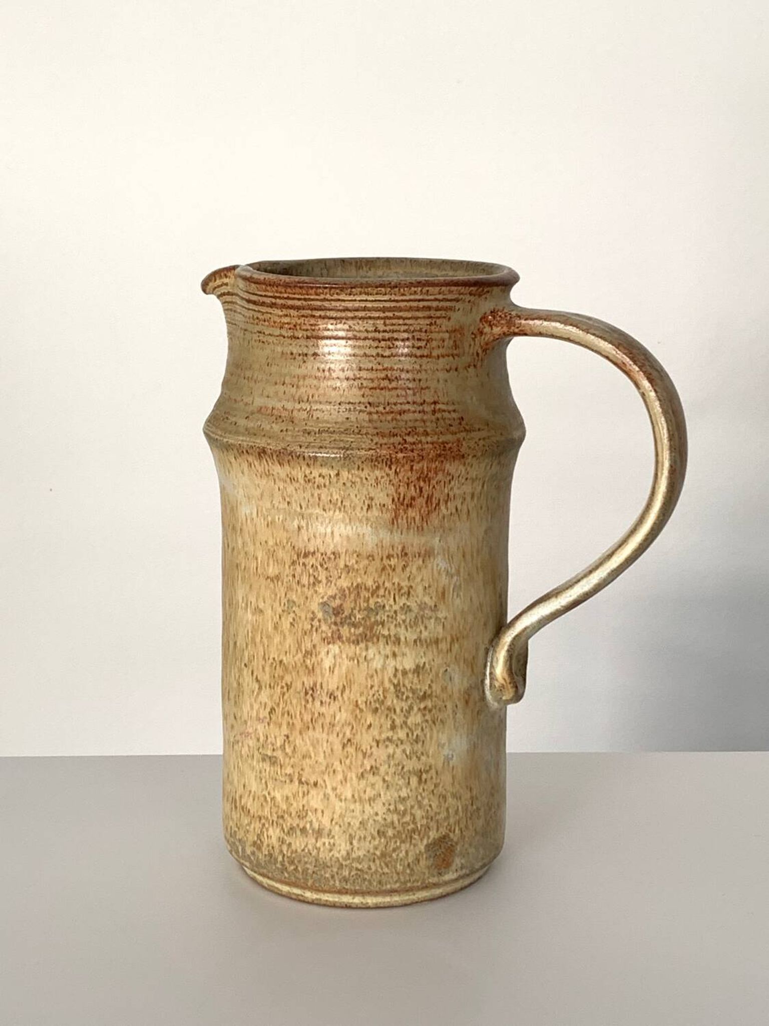 Ceramic pitcher from 1978 signed