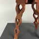 Mid-Century artisanal octagonal hand crafted plant stand stool, circa 1950s