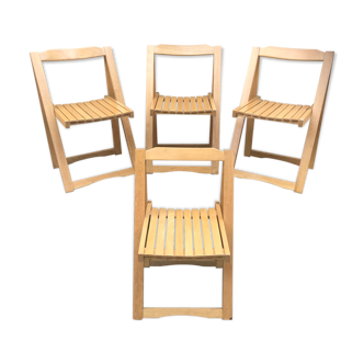 Old folding chairs