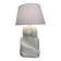 Lampe couple enlacé en céramique