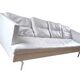 Leather sofa, Stricto Sensu leather designer sofa by Didier Gomez for Ligne Roset.