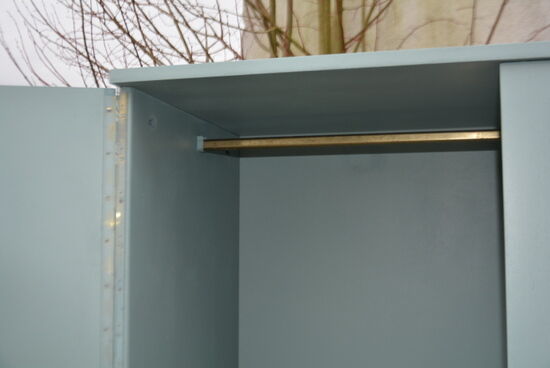 Vintage wardrobe and shelves