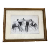 Antique print lithograph Victor Dollet 19th