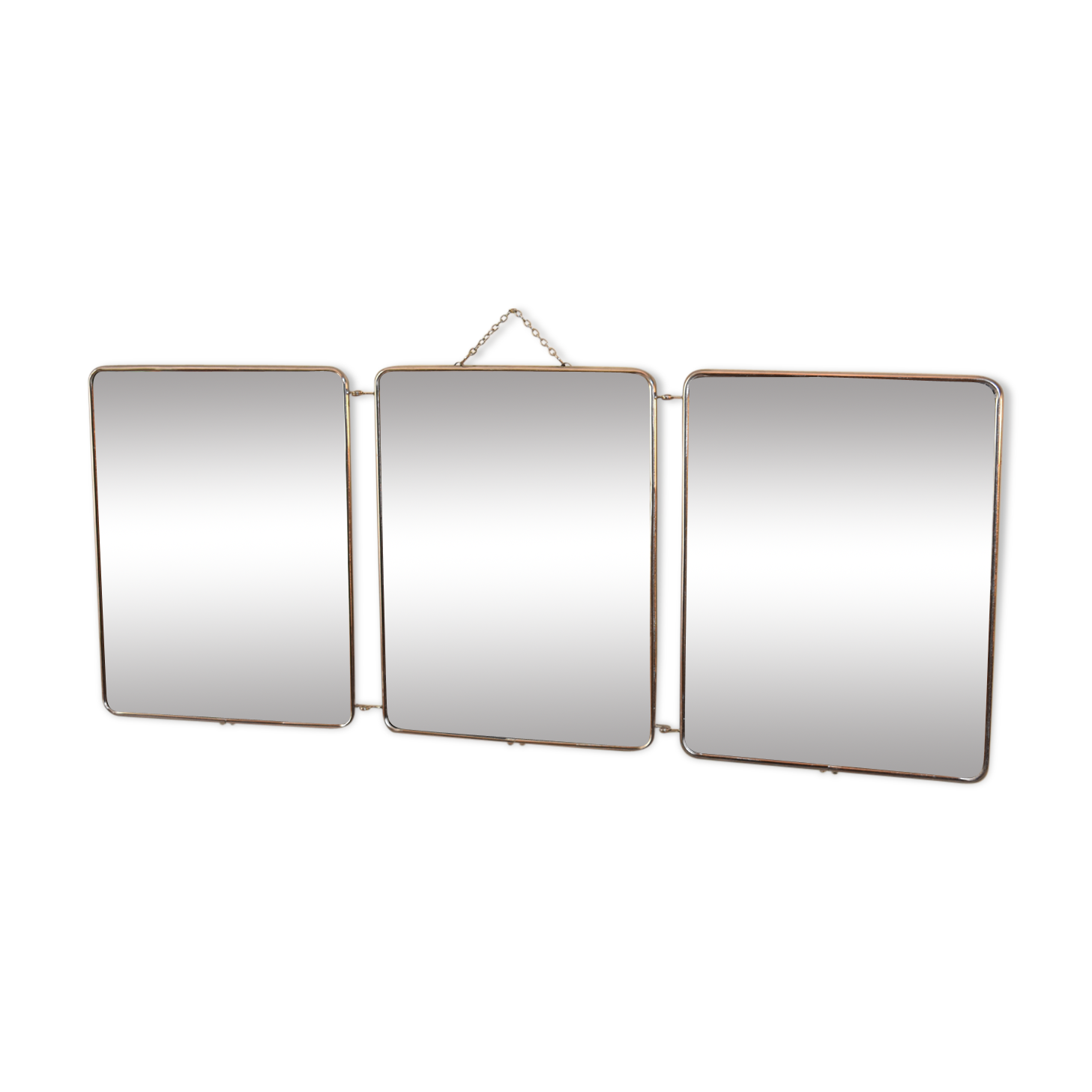 Mirror barber triptych 30 x 24 cm